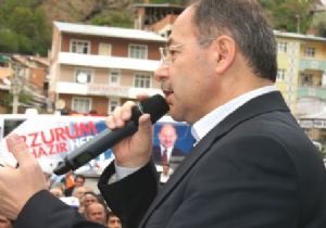 Akdağ Tortum da halka hitap etti